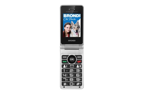 Brondi Amico Prezioso 4,5 cm (1.77") Nero, Metallico Telefono cellulare basico AMICOPREZIOSOBLACKMETAL