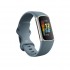 Fitbit Charge 5 Braccialetto per rilevamento di attività Blu, Acciaio inossidabile FB421SRBU