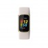 Fitbit Charge 5 Braccialetto per rilevamento di attività Oro, Bianco FB421GLWT