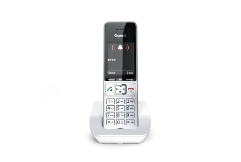 Gigaset Comfort 501 Telefono DECT Identificatore di chiamata Argento, Bianco COMFORT501WHITE