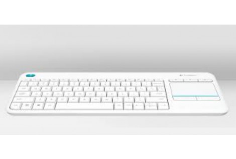 Logitech K400 Plus tastiera RF Wireless QWERTY Italiano Bianco