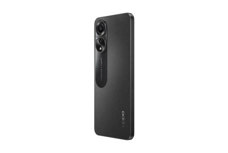 OPPO A78 4G Smartphone, AI Doppia fotocamera 50+2MP, Selfie 8MP, Display 6.43” 90HZ AMOLED FHD+, 5000mAh, RAM 8(Esp 4GB/6GB/8GB)+ROM 128GB (esp1TB), IP54, Mist Black