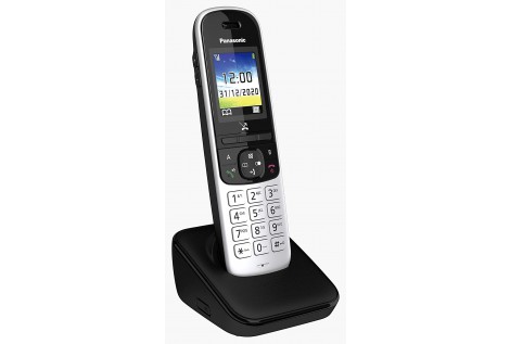 Panasonic KX-TGH710 Telefono DECT Nero, Argento Identificatore di chiamata