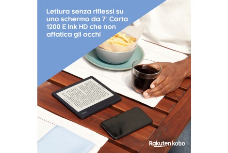 Rakuten Kobo Libra 2 lettore e-book Touch screen 32 GB Wi-Fi Nero N418KUBKKEP