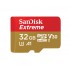 Sandisk Extreme memoria flash 32 GB MicroSDHC Classe 10 UHS-I