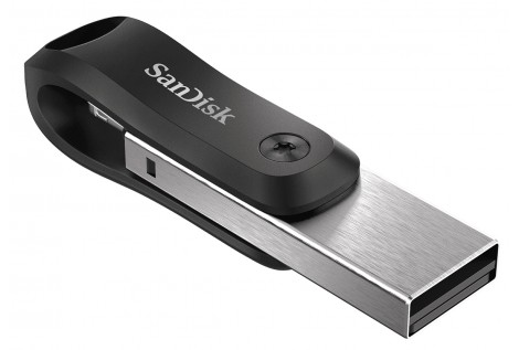 SanDisk iXpand unità flash USB 64 GB USB Type-A / Lightning 3.2 Gen 2 (3.1 Gen 2) Nero, Argento
