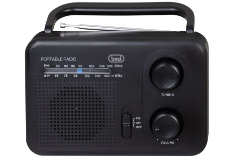 Trevi 0RA7F6400 radio Portatile Analogico Nero